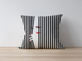 Aberto Design Funda de Cojín Multicolor 43 x 43 cm